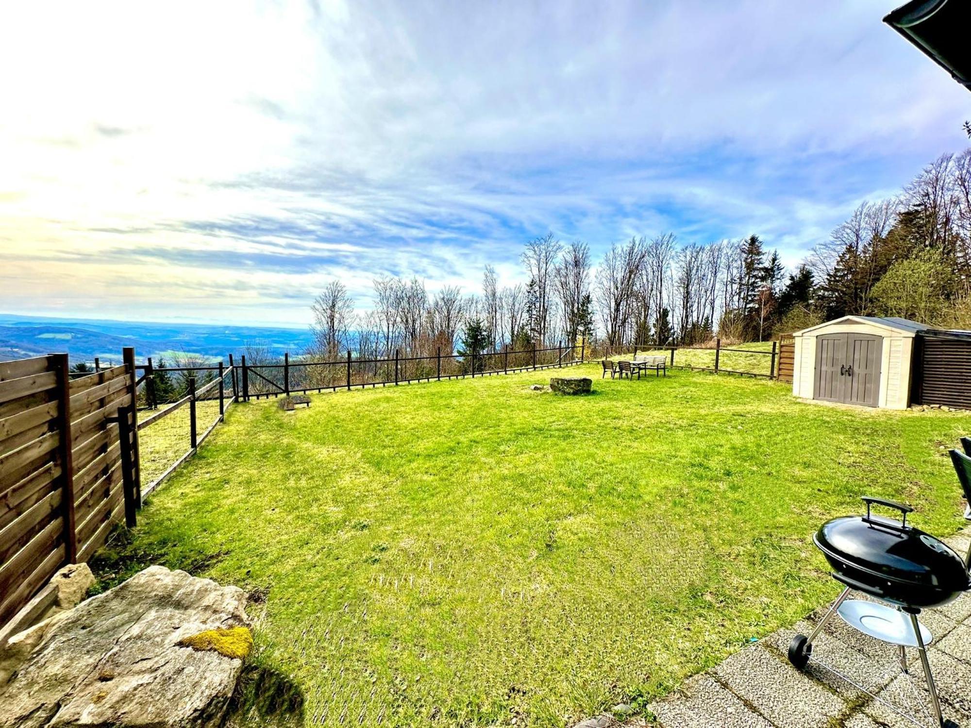 Gemuetliches Alpenblick Berg-Bungalow + Grosser Garten + Netflix! Schöfweg Dış mekan fotoğraf